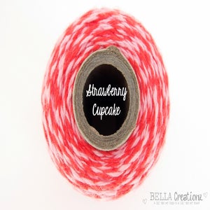 Image of Valentines Bakers Twine {Strawberry Cupcake Timeless Twine™}