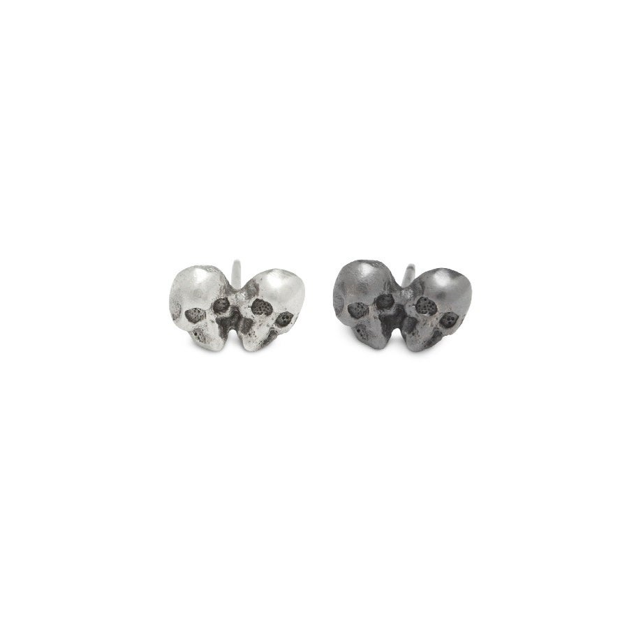 Image of Double Skull Studs